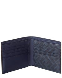 FENDI Fendi Ff Squared Leather Card Case