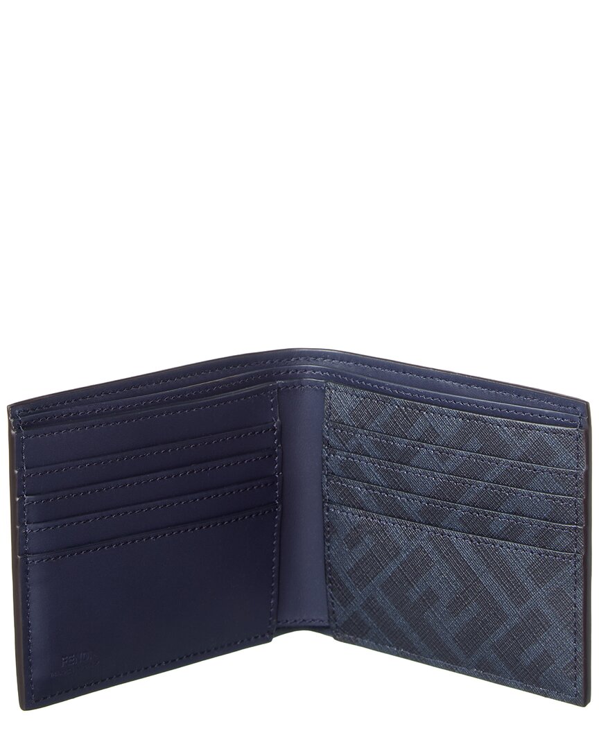 FENDI Fendi Ff Squared Leather Card Case