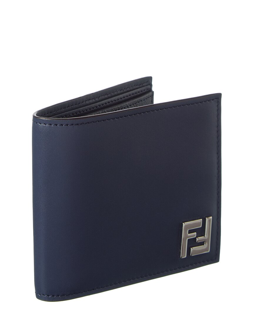 FENDI Fendi Ff Squared Leather Card Case
