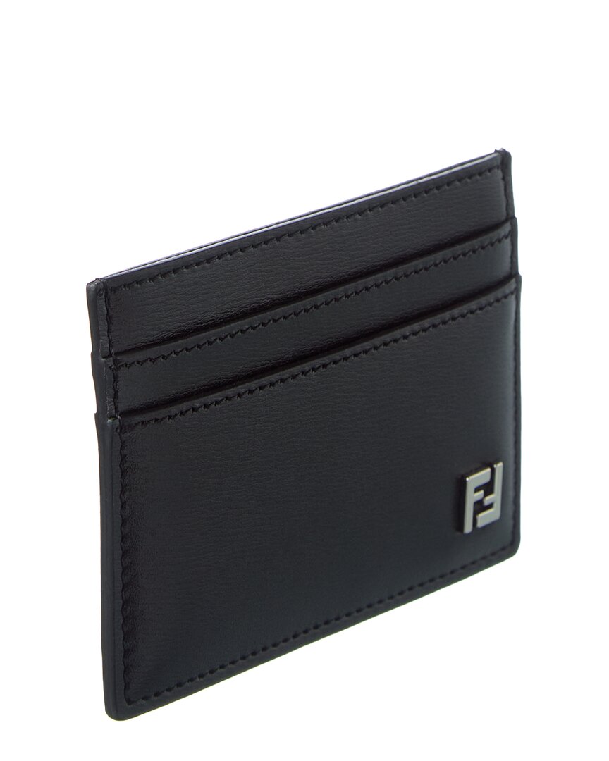 FENDI Fendi Ff Squared Leather Card Holder