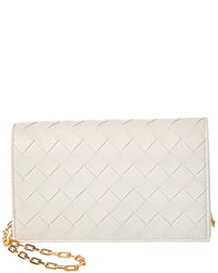 Bottega Veneta Bottega Veneta Intrecciato Mini Intrecciato Leather Wallet On Chain