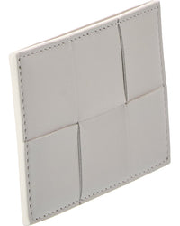 Bottega Veneta Bottega Veneta Cassette Maxi Intrecciato Leather Card Case