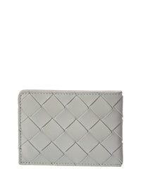 Bottega Veneta Bottega Veneta Fold Intrecciato Leather Card Case