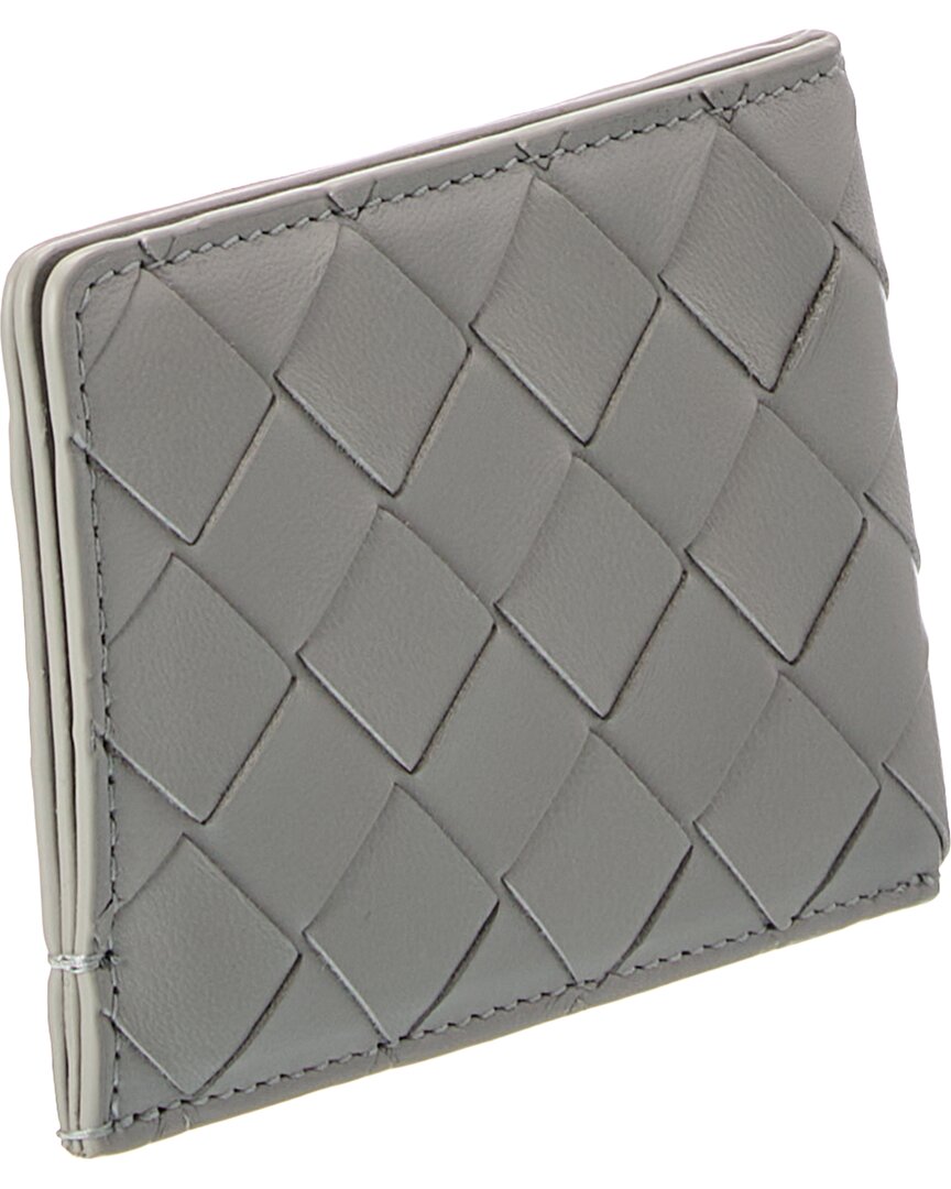 Bottega Veneta Bottega Veneta Fold Intrecciato Leather Card Case