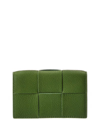 Bottega Veneta Bottega Veneta Maxi Intrecciato Leather Business Card Case