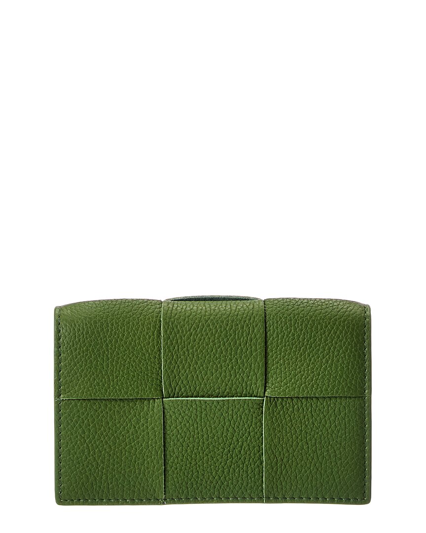 Bottega Veneta Bottega Veneta Maxi Intrecciato Leather Business Card Case