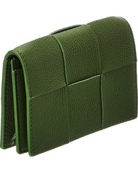 Bottega Veneta Bottega Veneta Maxi Intrecciato Leather Business Card Case