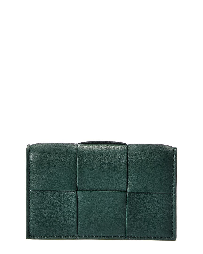 Bottega Veneta Bottega Veneta Maxi Intrecciato Leather Business Card Case