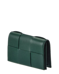 Bottega Veneta Bottega Veneta Maxi Intrecciato Leather Business Card Case