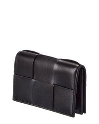 Bottega Veneta Bottega Veneta Maxi Intrecciato Leather Business Card Case