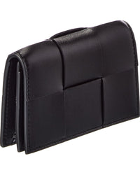 Bottega Veneta Bottega Veneta Maxi Intrecciato Leather Business Card Case