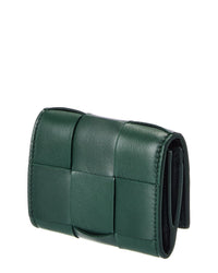 Bottega Veneta Bottega Veneta Envelope Small Intreccio Leather Card Case