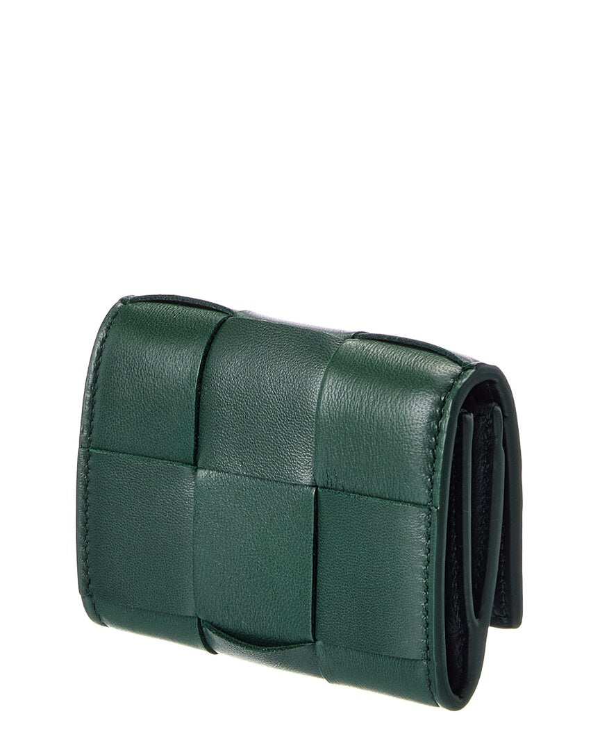 Bottega Veneta Bottega Veneta Envelope Small Intreccio Leather Card Case