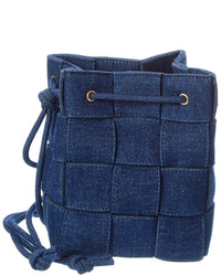 Bottega Veneta Bottega Veneta Cassette Mini Intrecciato Leather Camera Bag