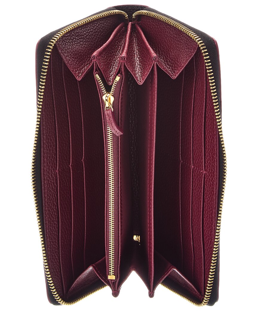 Gucci Gg Marmont Leather Zip Around Wallet