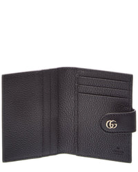 Gucci Gucci Gg Marount Supreme Gg Canvas& Leather Card Case