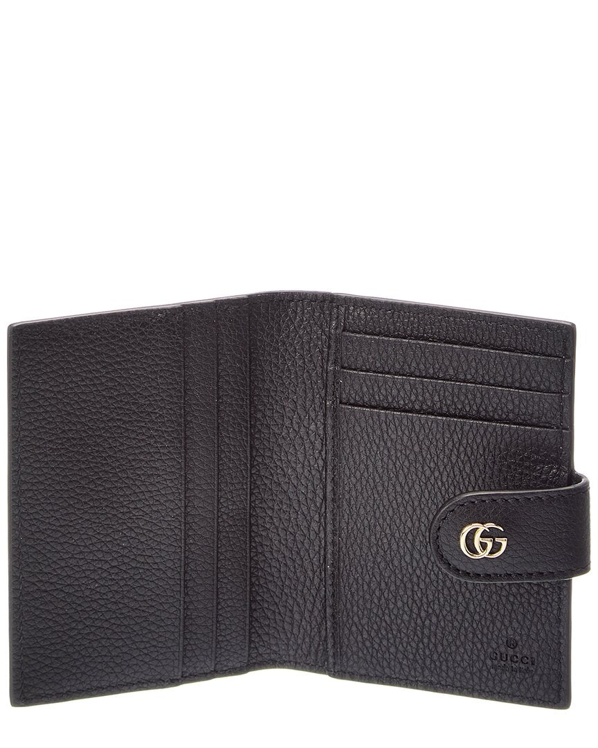 Gucci Gucci Gg Marount Supreme Gg Canvas& Leather Card Case