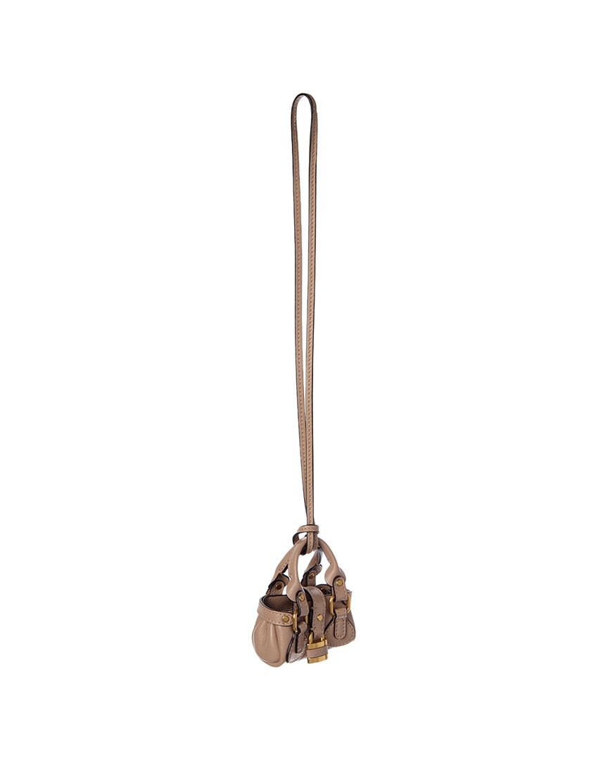Chloé Paddigton Mini Leather Bag Charm