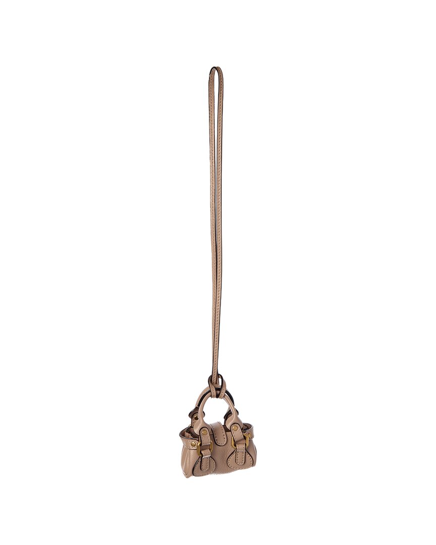 Chloé Paddigton Mini Leather Bag Charm