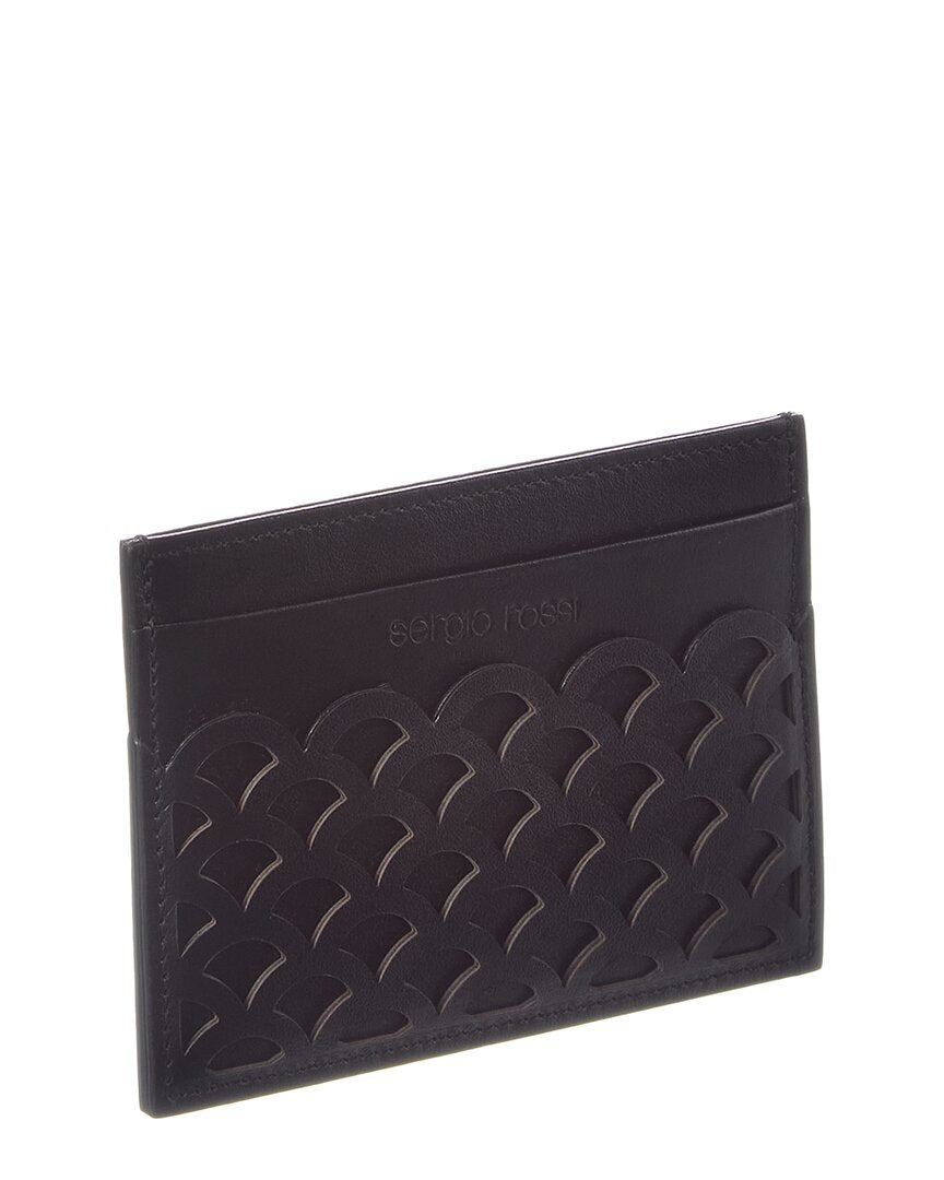 Sergio Rossi Sergio Rossi Logo Leather Card Case