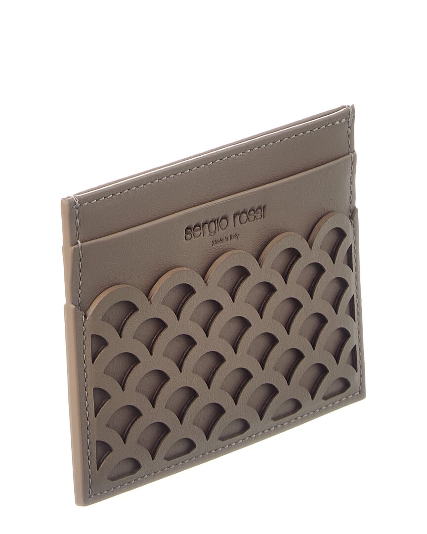 Sergio Rossi Sergio Rossi Logo Leather Card Case