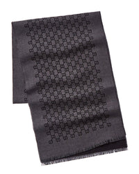 Gucci Gucci Gg Jacquard Wool Scarf