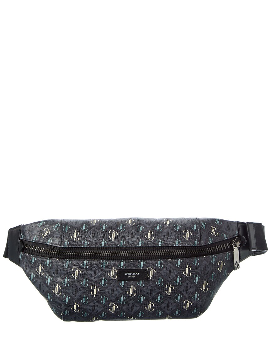 Jimmy Choo Jimmy Choo Finsley Coated Canvas Belt Bag
