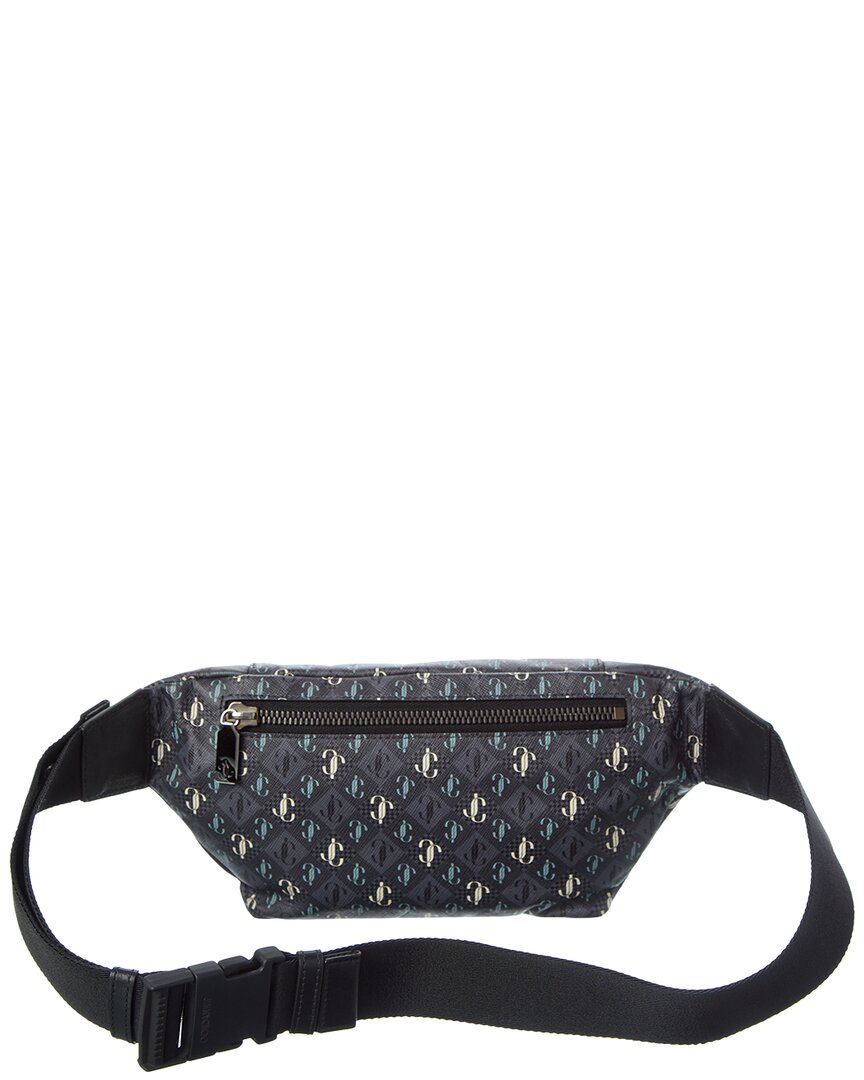Jimmy Choo Jimmy Choo Finsley Coated Canvas Belt Bag