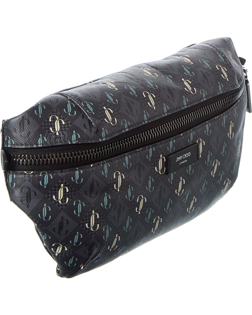 Jimmy Choo Jimmy Choo Finsley Coated Canvas Belt Bag