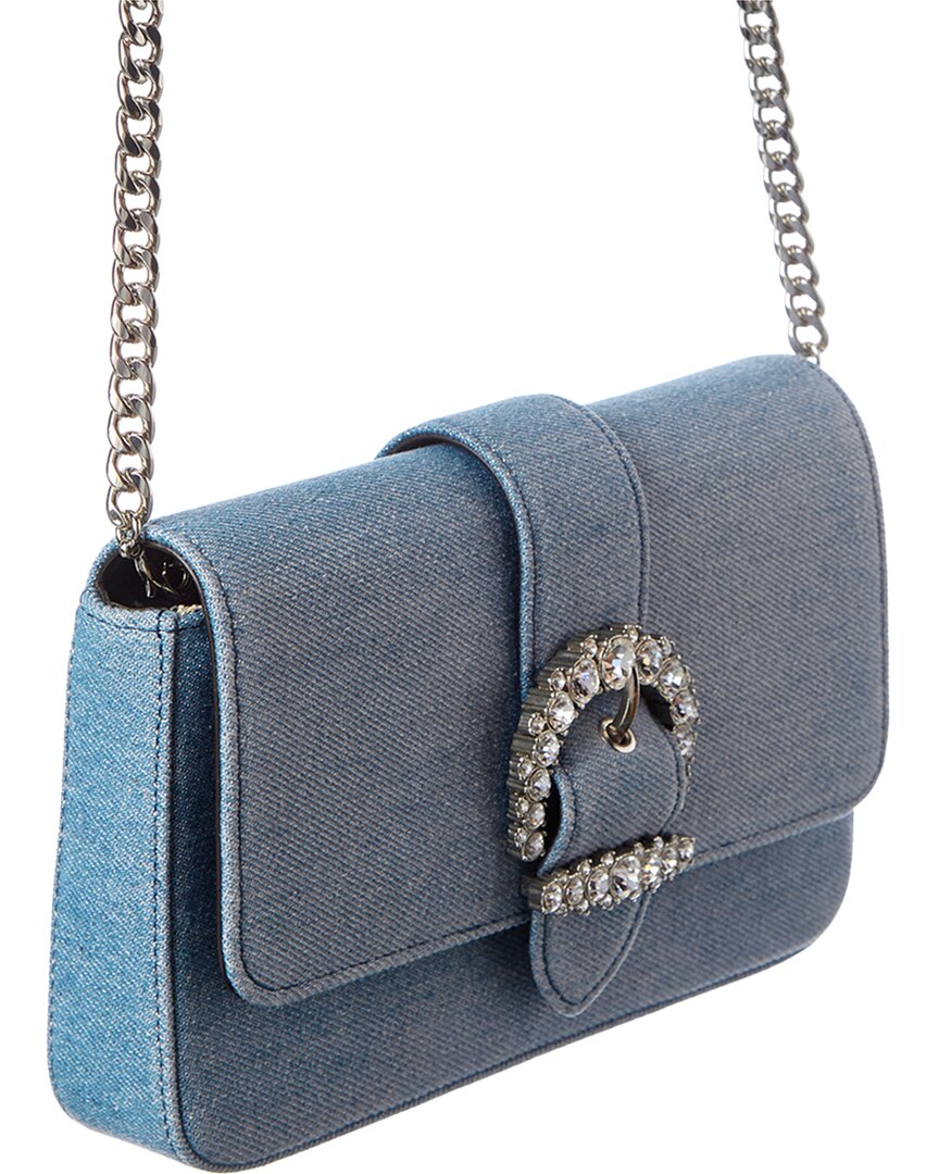 Jimmy Choo Jimmy Choo Cheri Denim Wallet On Chain
