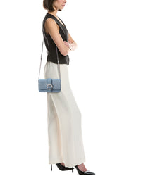 Jimmy Choo Jimmy Choo Cheri Denim Wallet On Chain