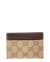 Gucci Gucci Essence Classic Canvas Leather Card Case