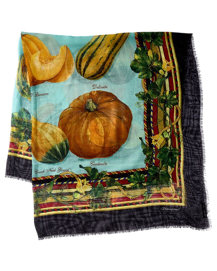 Dolce & Gabbana Dolce & Gabbana Cashmere & Silk-Blend Scarf