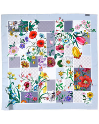 Gucci Gucci Floral Silk Scarf