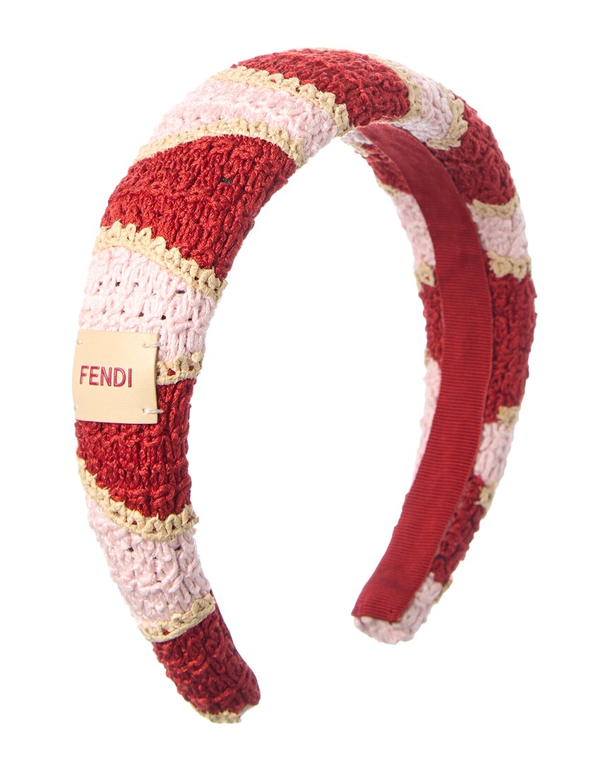FENDI Fendi Logo Crochet Headband