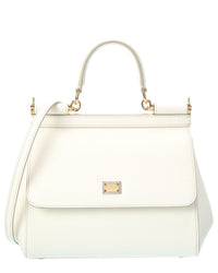 Dolce & Gabbana Dolce & Gabbana Sicily Small Leather Satchel