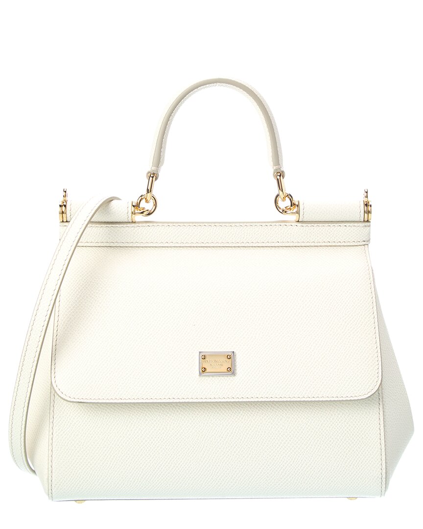 Dolce & Gabbana Dolce & Gabbana Sicily Small Leather Satchel