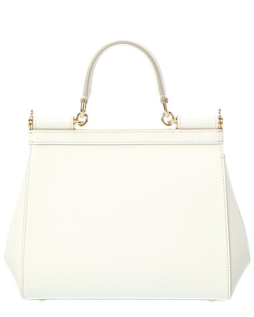 Dolce & Gabbana Dolce & Gabbana Sicily Small Leather Satchel