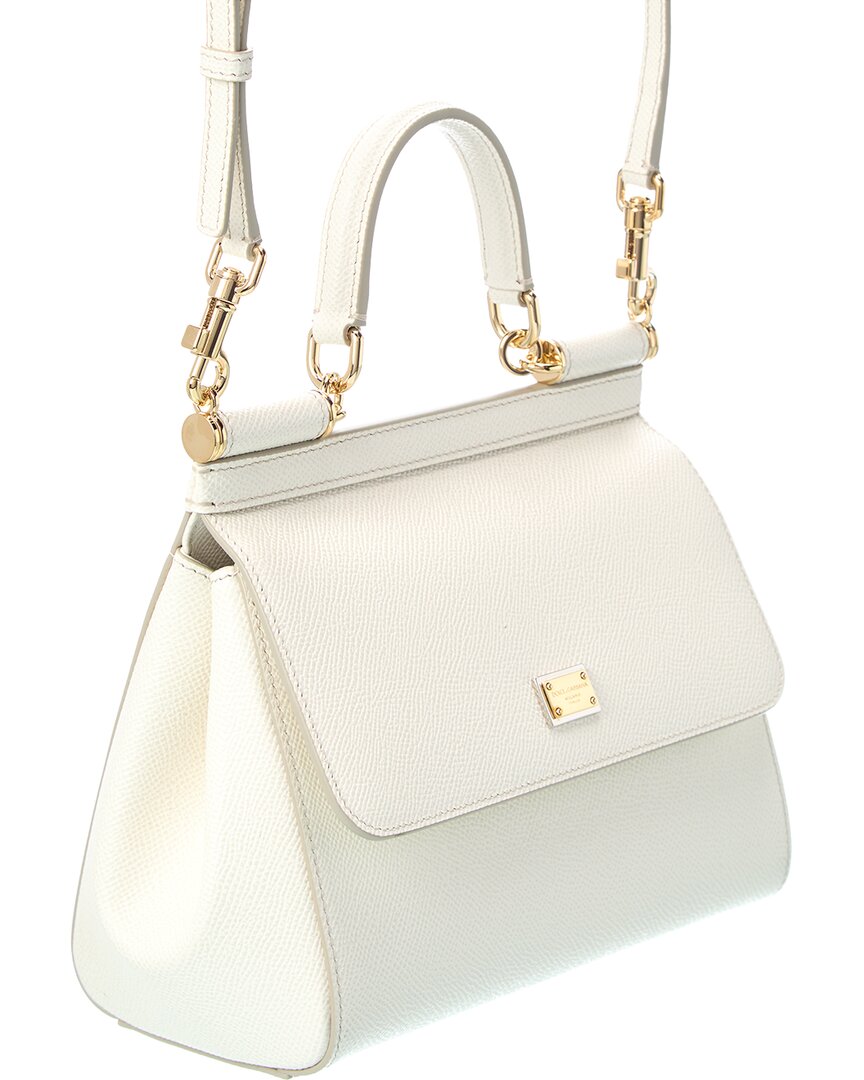 Dolce & Gabbana Dolce & Gabbana Sicily Small Leather Satchel