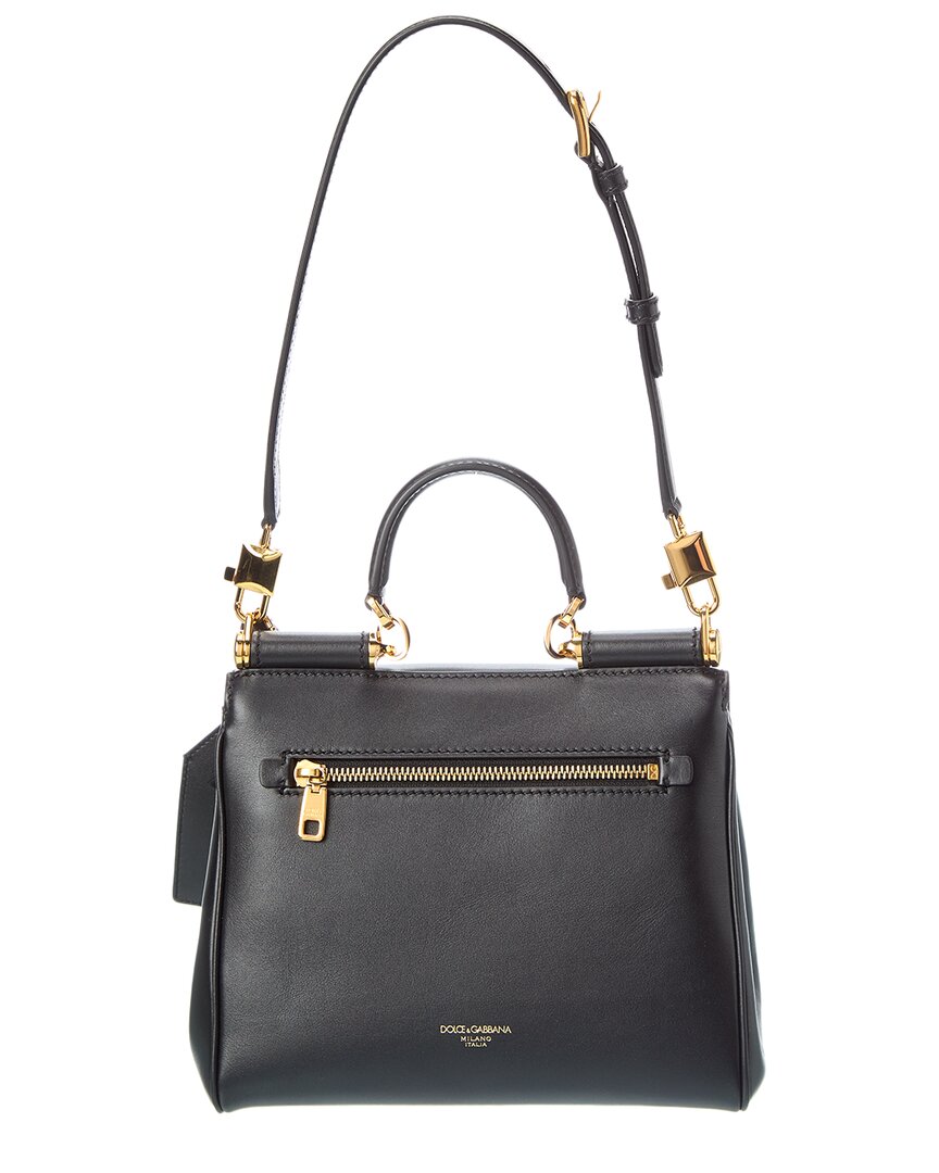 Dolce & Gabbana Dolce & Gabbana My Sicily Leather Satchel