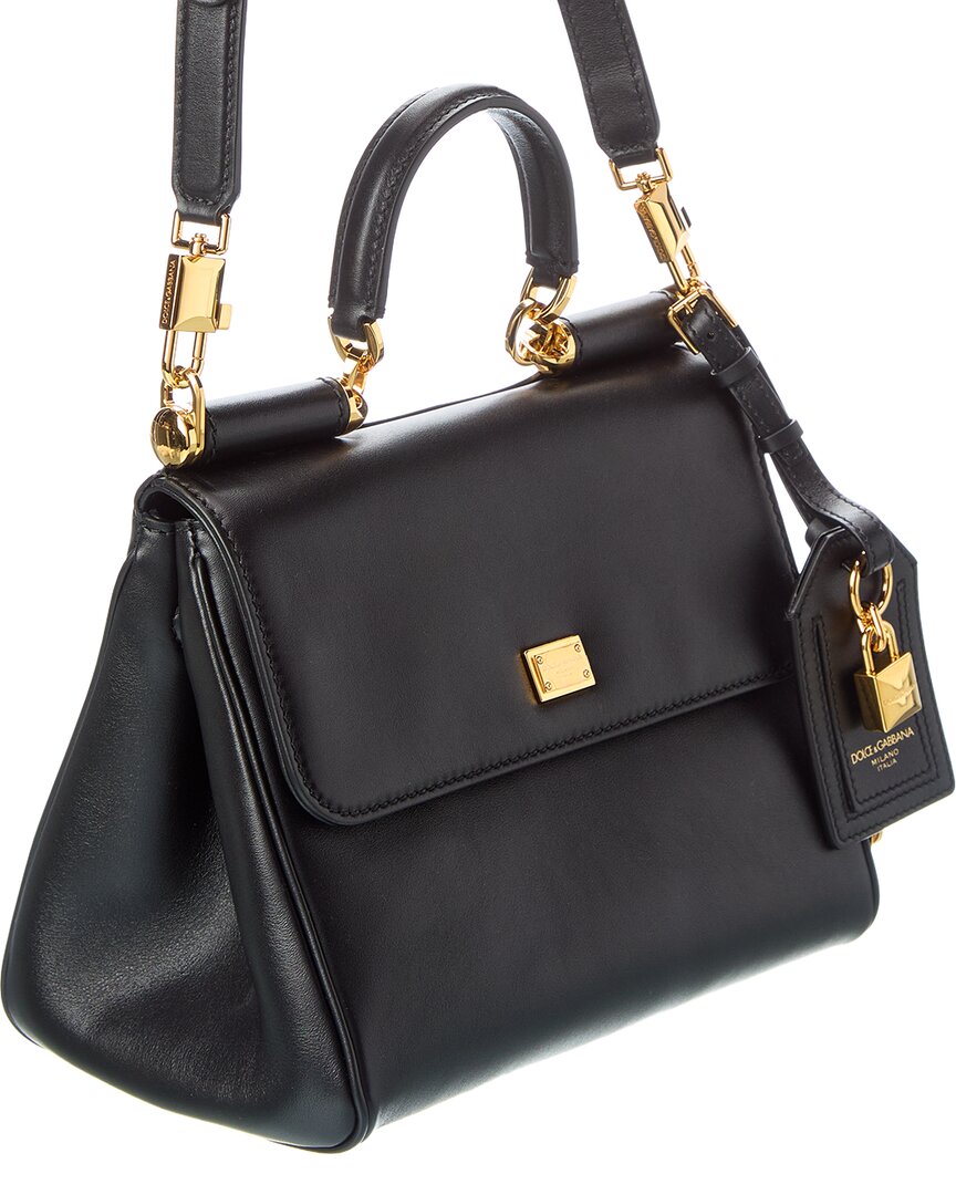 Dolce & Gabbana Dolce & Gabbana My Sicily Leather Satchel