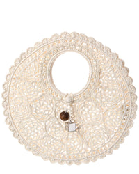 Jacquemus Jacquemus Spiaggia Small Raffia Round Tote