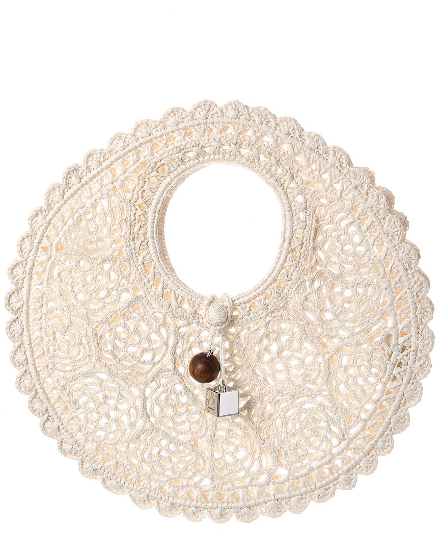 Jacquemus Jacquemus Spiaggia Small Raffia Round Tote