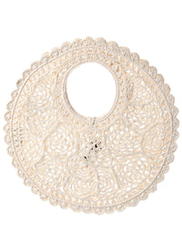 Jacquemus Jacquemus Spiaggia Small Raffia Round Tote