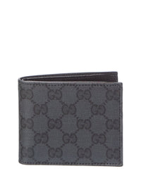 Gucci Gucci Essence Classic Gg Coated Canvas Bifold Wallet