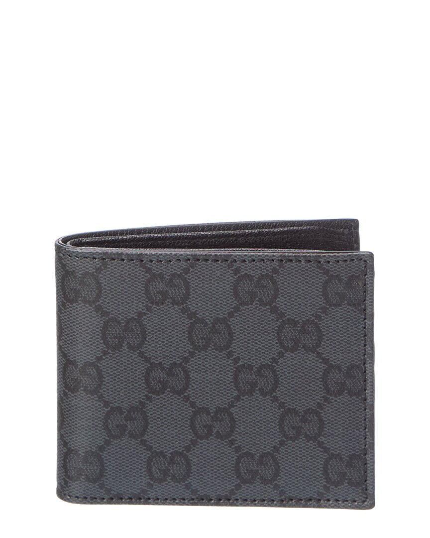 Gucci Gucci Essence Classic Gg Coated Canvas Bifold Wallet