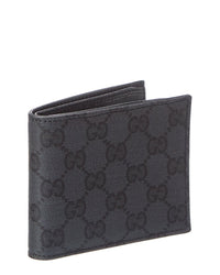 Gucci Gucci Essence Classic Gg Coated Canvas Bifold Wallet