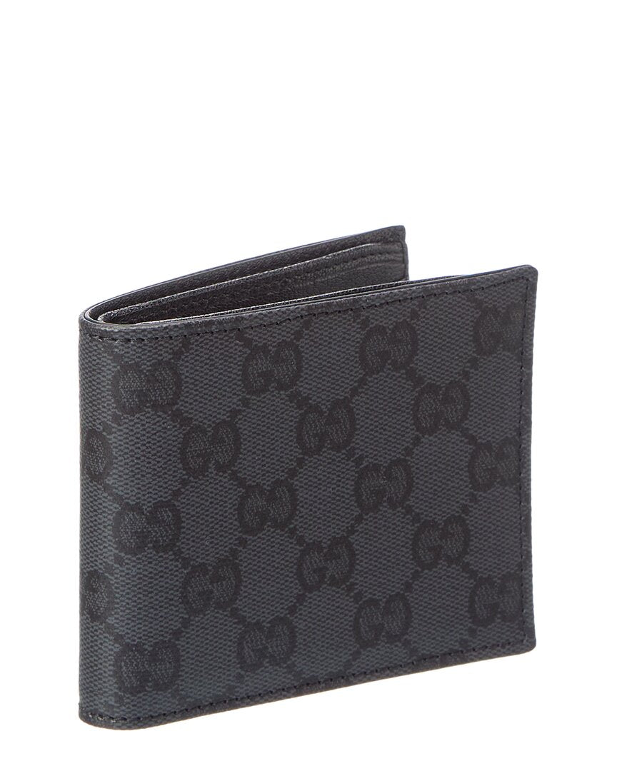 Gucci Gucci Essence Classic Gg Coated Canvas Bifold Wallet