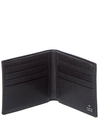 Gucci Gucci Essence Classic Gg Coated Canvas Bifold Wallet