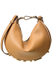 FENDI Fendi Fendigraphy Mini Leather Hobo Bag